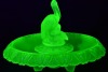 Uranium Glass - Depression Glass - Float Bowl