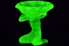Uranium Glass - Desna Glass - Ring Dish