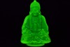 Uranium Glass - Bhudda