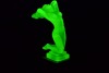 Uranium Glass - Desna - Lady figurine