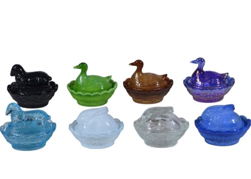 Boyd Glass - Salt Salvers X 8