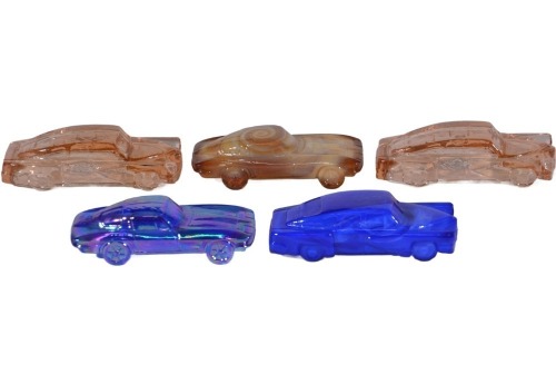 Boyd Glass- Car Figurines X 5