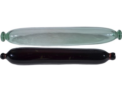 Antique Glass - Household - Rolling pin x 2