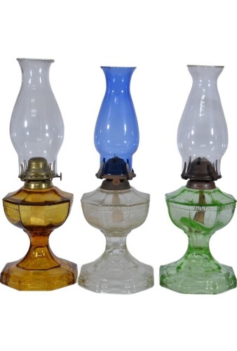 Kerosene Lamp - Pedestal lamps x 3