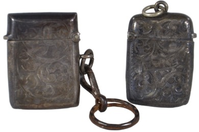 Silver - miniature vestas x 2