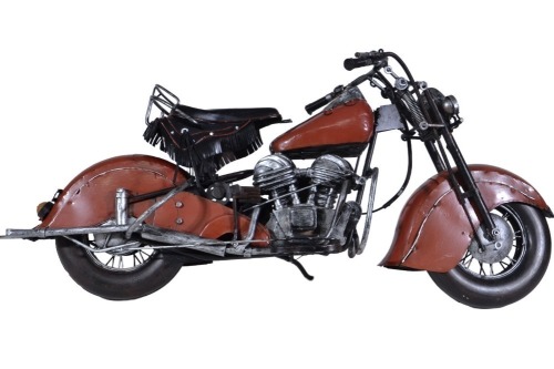 Tin Plate Model - Red Motorcycle