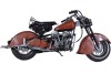 Tin Plate Model - Red Motorcycle