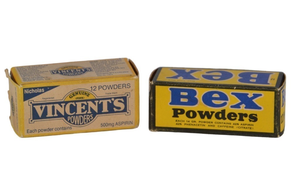 Bex Powder Sign Household - Bex and Vincents powders boxes