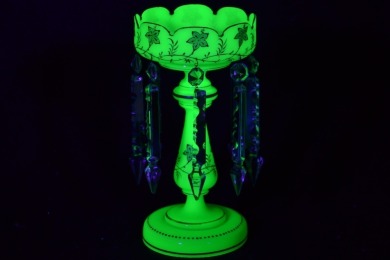 Uranium Glass - Victorian Glass - Lustre