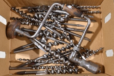 Box Lot - Hand Drill and Bits