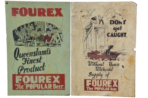 Brewiania - Fourex signs x2