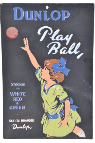 Advertising - Dunlop Cardboard sign