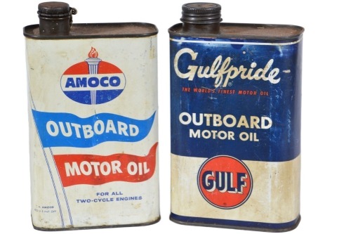 Garagenalia - Tins x2 - Amoco and Gulf
