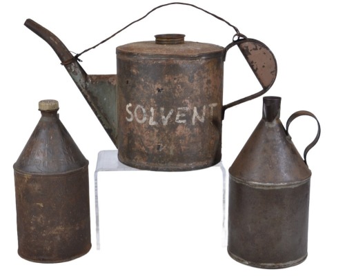 Garagenalia - Solvent and Kero tins x3