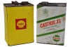 Garagenalia - 1 Gallon Oil tin x2 - Shell and Castrol - 2