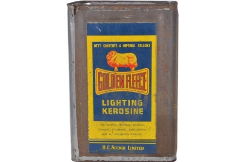 Garagenalia - 4 Gallon tin - Golden Fleece