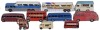 Toy - Group Lot - die cast buses and transport x10