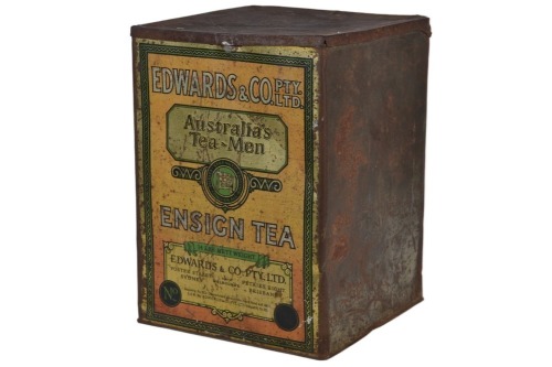Tin - Edwards - Ensign Tea 14lb.