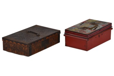 Money/ Cash Tins - Huntley & Palmer & Early Children's toy