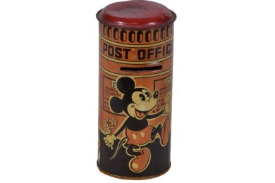 Money Box - Mickey Mouse Post Box Tin