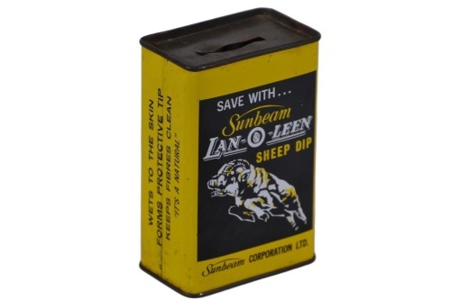 Money Box -Sunbeam Lan o Leen Sheep Dip