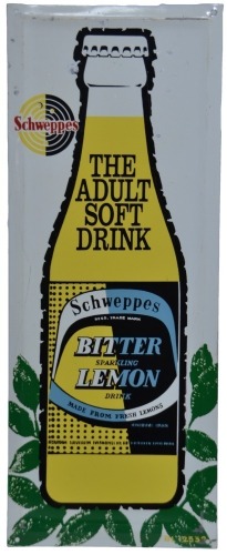 Advertising Sign - Schweppes, 'The Adult Soft Drink'