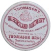 Pot Lid - Thomason Bros. Chemist & Dentists, South Brisbane & Woolloongabba Thomason's Queensland Ointment