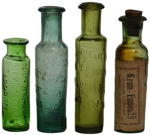 Group Lot - Green Essence Bottles x4