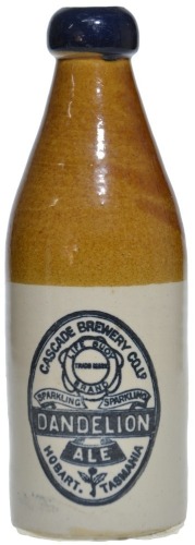 Ginger Beer - Cascade Brewery Co. Ld., Hobart Tasmania, Life Buoy Brand, Dandelion Ale