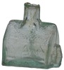 Figural Ink Bottle - House /Cabin Shaped Ink