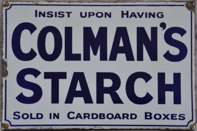 Enamel Sign - Coleman's Starch