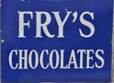 Enamel Sign - Fry's Chocolate