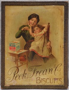 Cardboard Advertising - Peek Frean Co. Biscuit