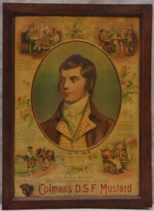 Tin Sign - Robby Burns Coleman DSF Mustard
