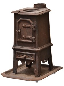 Cast Iron - Wood stove on cast iron base, #3 (unbranded)