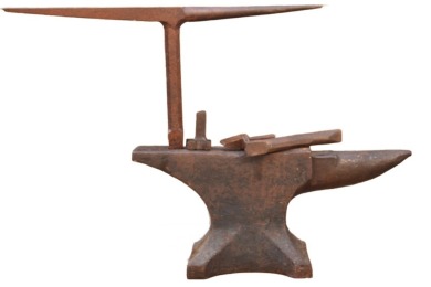 Blacksmith - Anvil - Blacksmith's anvil with 4 attachments
