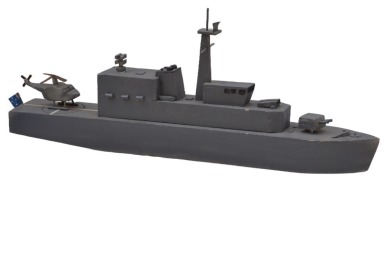 Toys - Handmade Balsa wood Battleship