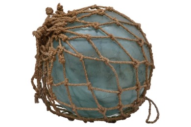 Nautical - Glass fishing float and net