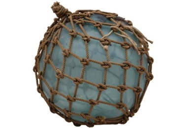 Nautical - Glass fishing float and net