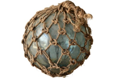 Nautical - Glass fishing float and net