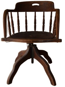 Furniture - Captain's chair: oak