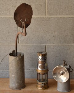 Lamp - Early Carbide lamps x 3