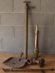 Group lot - Brass fittings including fire nosal