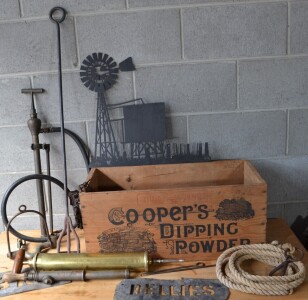 Group lot - Sheep and Shearing impliments and tools