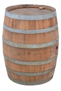 Breweriana - Barrel - Large Wine barrel with galvinised hoops