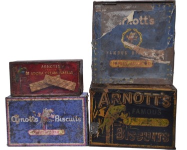 Tin - Arnott's tins x4