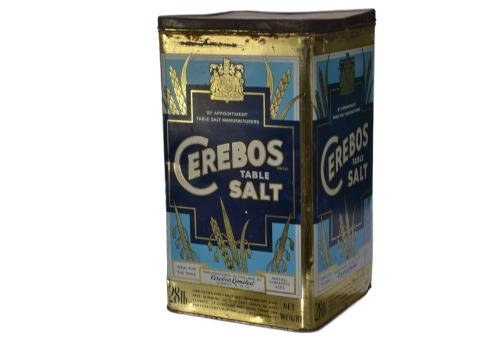 Tin - Cerebos Table Salt - 28lb