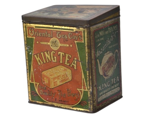 Tin - Oriental Tea Coy's Brisbane & Sydney 2 lb - King Tea