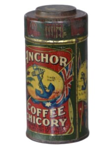 Tin - Anchor Coffe & Chicory - 1/2 lb