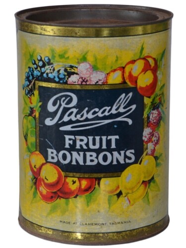 Tin - Pascall Fruit Bon Bon Claremont Tasmania - 5lb